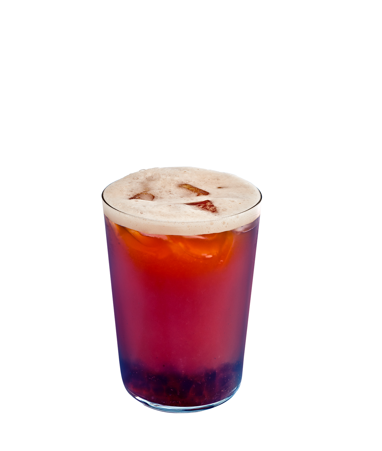 Citrus Hibiscus Tea Shaker with Brown Sugar Jelly